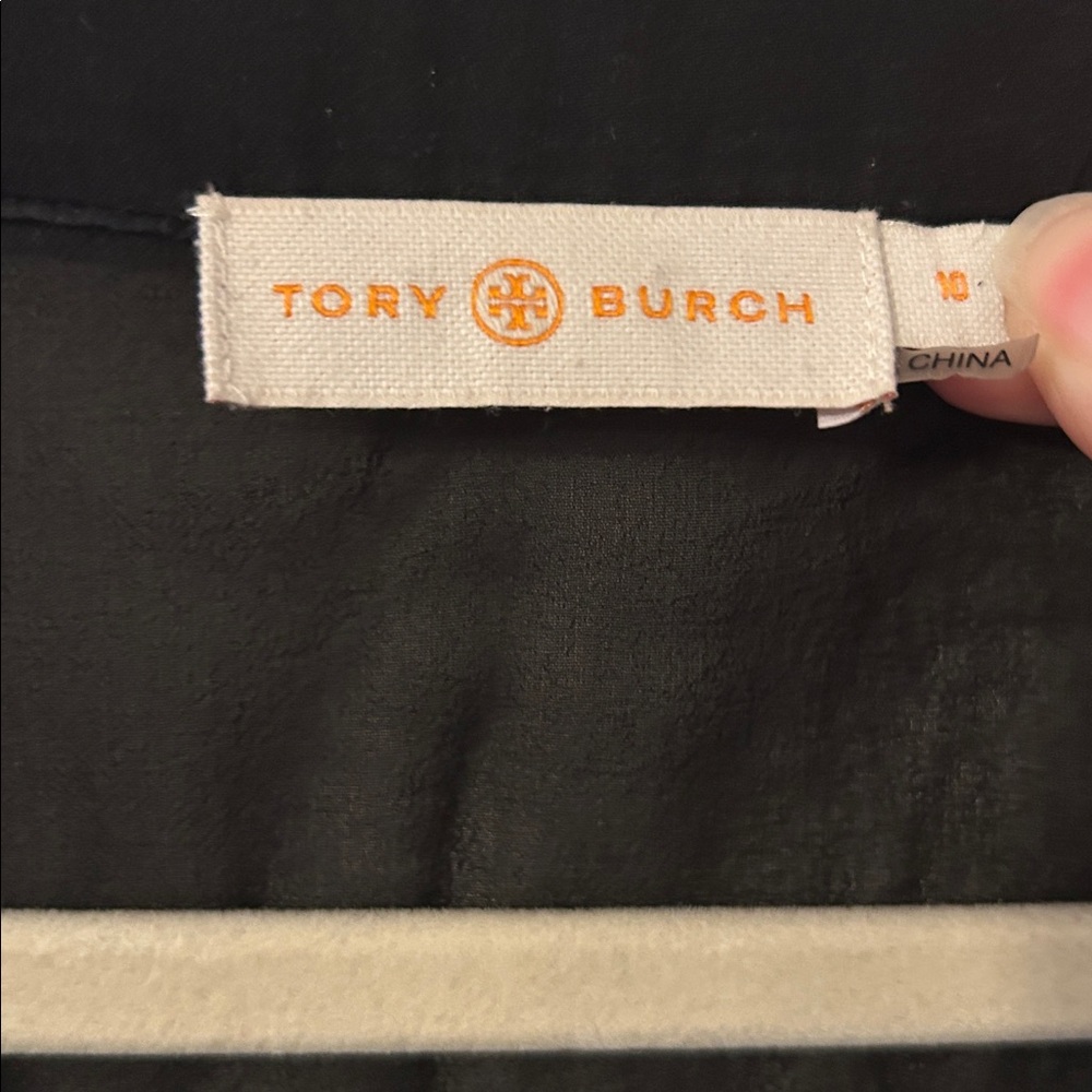 Tory Burch Silk Resort Tunic White Embroidery Quiet Luxury Cruise Beach - Picture 2 of 4